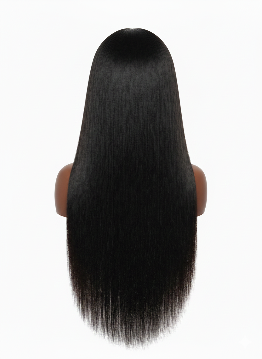 26" Super Double Drawn Bone Straight Wig